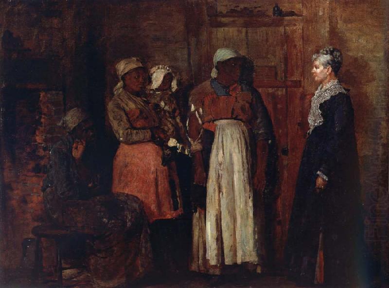 A Visit from the Old Mistress, Winslow Homer
